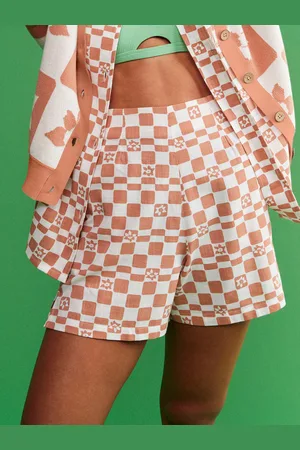 Roxy Over The Sun Check - Bermuda leggeri da Donna