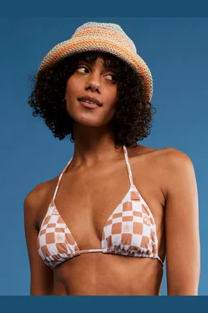 Roxy Check It - Reggiseno Bikini Tiki Tri da Donna