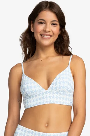 Roxy Check It - Reggiseno bikini smanicato da Donna
