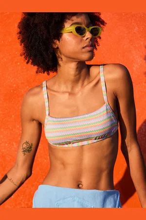 Roxy Wavy Stripe - Bralette Bikini da Donna