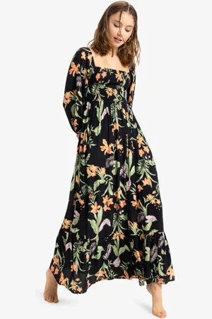 Roxy Black Sands - Maxi vestito da Donna