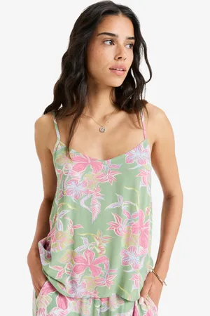 Roxy Hibiscus Island - Top con Spalline da Donna