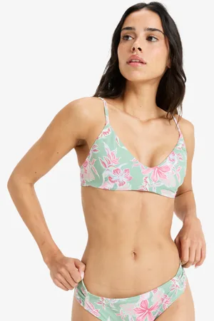 Roxy Hibiscus Island - Top bikini a bralette da Donna