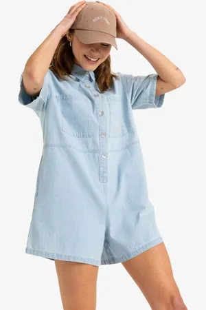 Roxy Hunting Waves - Tutina in denim da Donna