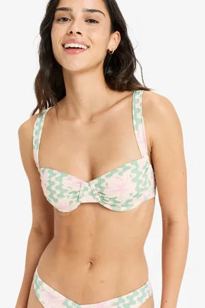 Roxy Hibiscus Daze - Top bikini con ferretto da Donna
