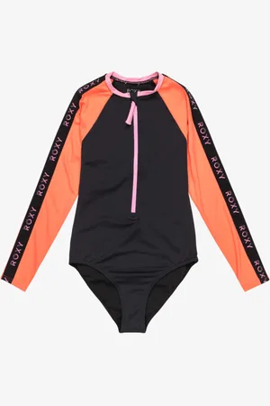 Roxy Colorblock - Costume a maniche lunghe da Ragazza 6-16