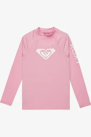 Roxy Whole Hearted - Rash Vest UPF 50 a Maniche Lunghe da Ragazza 6-16