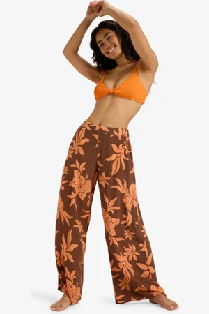 Roxy Midnight Avenue Crepe - Pantaloni con vita elastica da Donna