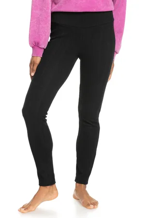 Roxy Lazy Day - Legging super morbidi a coste da Donna