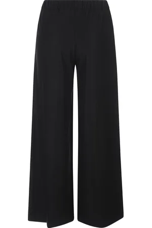 FEDELI Pantaloni Ampi In Cashmere Nero