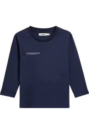The Pangaia T-Shirt Core M/L In Cotone Organico PPRMINT Blu Navy