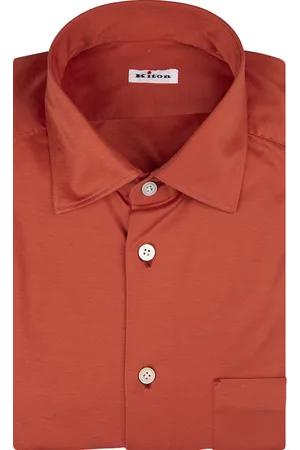 Kiton Camicia Nerano Arancione