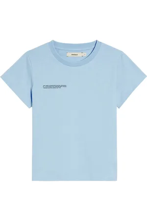 The Pangaia T-Shirt Core In Cotone Organico PPRMINT Azzurra