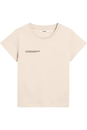 The Pangaia T-Shirt Core In Cotone Organico PPRMINT Sabbia