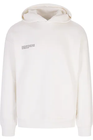 The Pangaia Felpa Con Cappuccio Signature Core Bianca Unisex