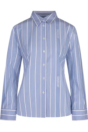 Jacquemus La Chemise De Costume In Blue/White