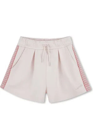 Lanvin Shorts Rosa Con Motivo Curb