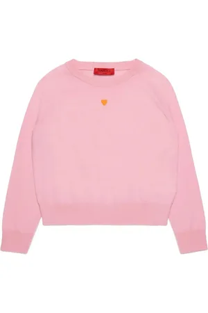 MAX&Co. Kids Pullover In Lana Rosa Con Cuore