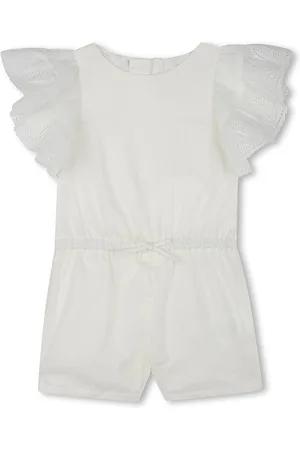 Chloé Jumpsuit Corta Bianca Off White