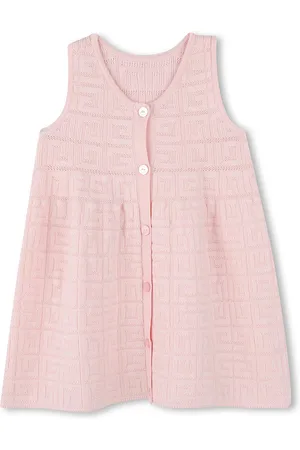 Givenchy Vestitino Smanicato Rosa Con Motivo 4G