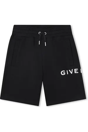 Givenchy Bermuda Sportivi Neri Con Logo
