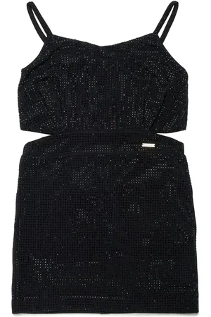 Dsquared2 Abito Nero Con Dettaglio Cut-Out