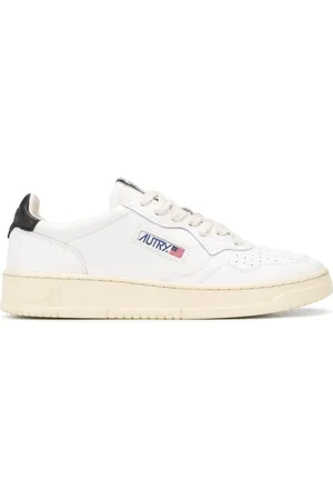Autry Sneakers Medalist Low In Pelle Bianca e Nera
