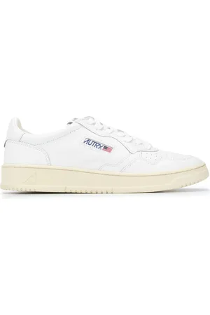 Autry Sneakers Medalist Low In Pelle Bianca