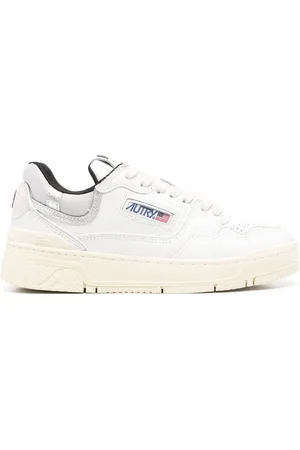 Autry Sneakers CLC In Pelle Bianca e Suede Silver
