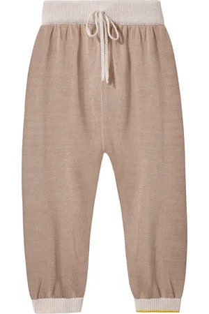 Gensami Joggers In Maglia Taupe