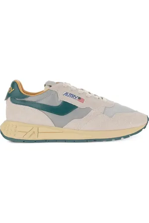 Autry Sneakers Reelwind Low In Nylon e Suede Silver Mountain Reflective