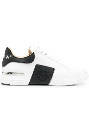 Philipp Plein Sneakers Hexagon In Pelle Bianca