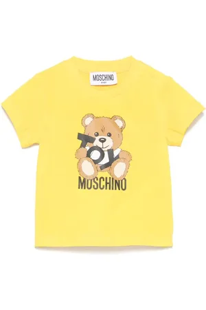 Moschino T-Shirt Gialla Teddy Bear