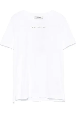 Max Mara T-Shirt Lusso Bianca