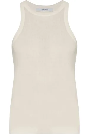 Max Mara Top Arnes Bianco Avorio