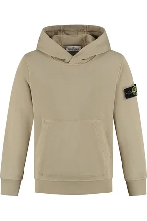 Stone Island Felpa In Pile Di Cotone Biologico Deserto