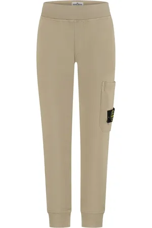 Stone Island Joggers Deserto Con Patch Logo