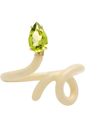 BEA BONGIASCA Anello Baby Vine Tendril Panna