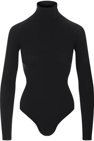 Alaïa Top Body a Maglia Seconda Pelle Nero