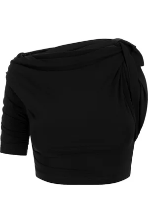 Jacquemus Top Le Haut Drapeado Nero