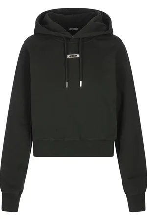 Jacquemus Le Hoodie Gros Grain In Verde Scuro