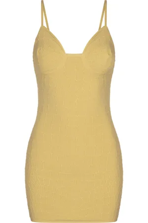 Jacquemus Mini Abito Scala Giallo Chiaro
