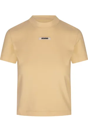 Jacquemus Le T-Shirt Gros Grain Beige Chiaro
