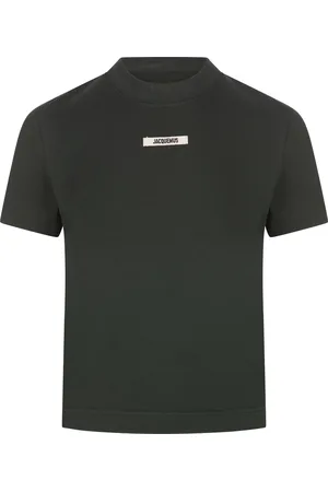 Jacquemus Le T-Shirt Gros Grain Verde Scuro