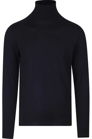 FEDELI Dolcevita Derby In Seta e Cashmere Blu Notte