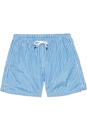 FEDELI Costume Da Bagno a Righe Azzurre