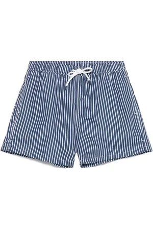FEDELI Costume Da Bagno a Righe Blu