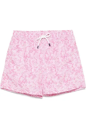FEDELI Costume Da Bagno Rosa Stampato