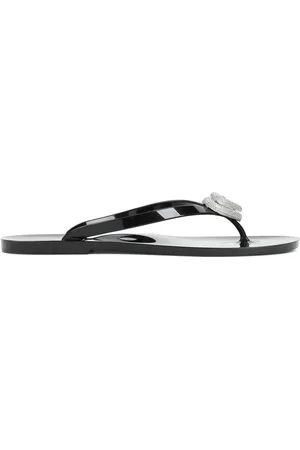 Mach & Mach Sandali Infradito Double Heart Neri