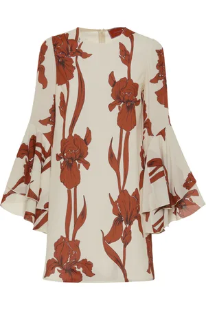 La DoubleJ Abito Friday - Iris Dark Orange in Crepe Marocain